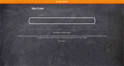 Desktop Screenshot of love-it.com